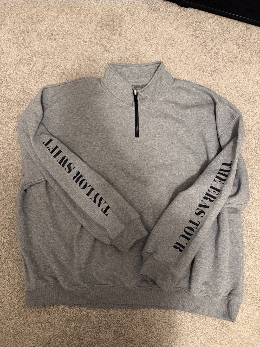Gray Quarter-Zip Pullover Sweater - Taylor Swift Eras Tour